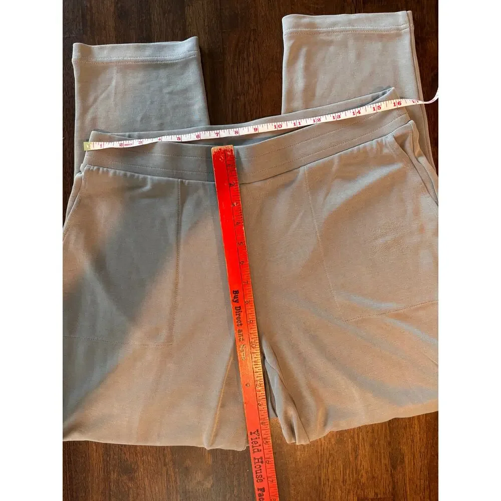 J Jill Pure Jill ponte gray pull on pants size M - Picture 2 of 6